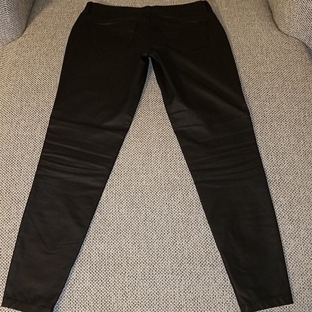 EUC Mossimo leather feel moto jeggings - Picture 5 of 6
